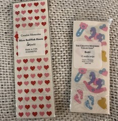 Scrapbooking Embellishments Including Velum Quotes & Creative Memories Stickers