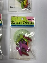 Eyelet Outlet Brads Lot of Food NEW 6 packs Card Making Scrapbooking Fruit Beans