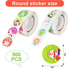 1000 Pcs Kid Stickers Animals, Stickers for Childens Teachers Students School Cl