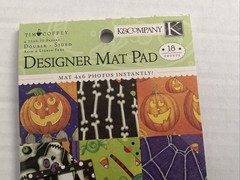 K & Co Designer Mat Pad, Tim Coffey Halloween