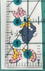 New! Daisy Duck Disney STICKER Diamond Art Decor Scrapbooking Dazzling Fancy