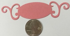 FANCY LABLE TRIO Die-Cuts(6pc)MADE in USA•Journaling•Memories•Scrapbooking •Tags