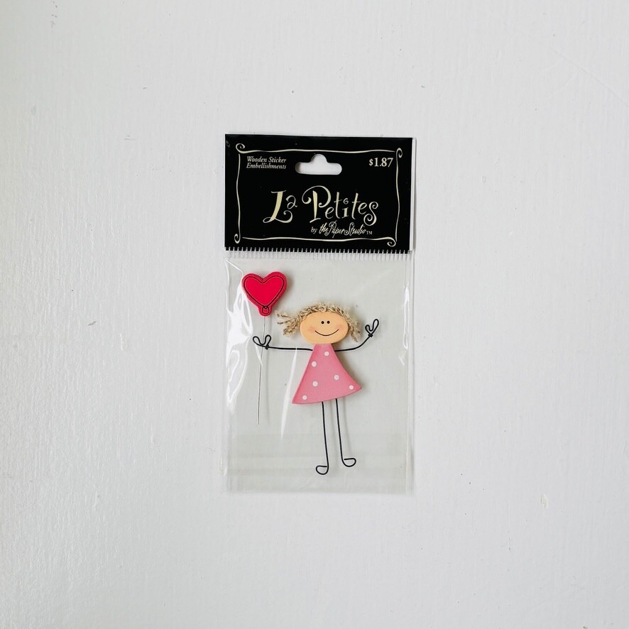 The Paper Studio La Petites Wooden Sticker Embellishments – Kids