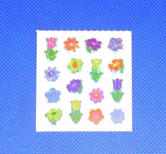 Colorful Spring Flowers Prismatic Sandylion Sticker Mod