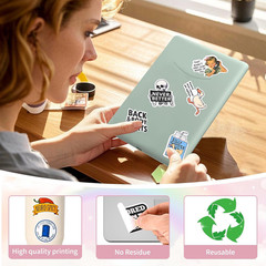 100 Pcs Waterproof Funny Stickers for Adults, Laptop IPAD E-Reader Journal