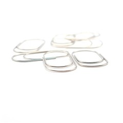 Silver Paper Clips, Jumbo/Large, Non-Skid and Smooth, 50 Clips/Box Silver