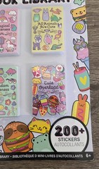Fashion Angels Super Cute Mini Sticker Book Library for Crafts 200+ New