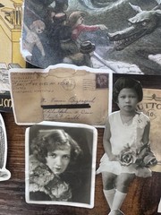 Dark Academia Gothic Vintage Sticker Lot ~50 Occult Raven Angel Ephemera