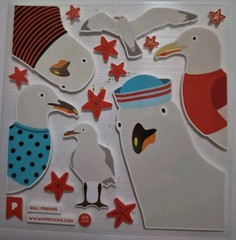 Pipstick Sticker Sheet 4×4 called » Gull Friends» From Apr 2021