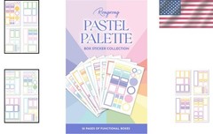 Decorative Pastel Stickers – Enhance Your Creative Projects
