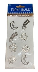 Paper Bliss Celestial Metal Accents Scrapbook Decor Vintage 2003 NEW