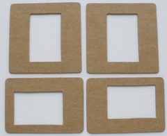 {8} *SLIDE MOUNTS* – Bare Mini Frames Chipboard Die Cuts