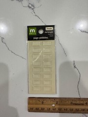 Making Memories Page Pebbles Rectangle Medium Blank Item #22745 Scrapbooking