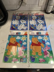 2 Winnie the Pooh 2 101 Dalmations Giant Prismatic Stickers Sandylion 1990’s
