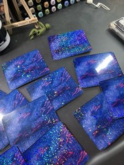 Handmade Stickers of “Chloe” by Goblin Beauty Art.