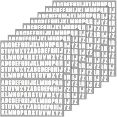 1/2 Inch Letters Stickers – 1664 Pieces Capital Alphabet Sticker for Scrapbook,N