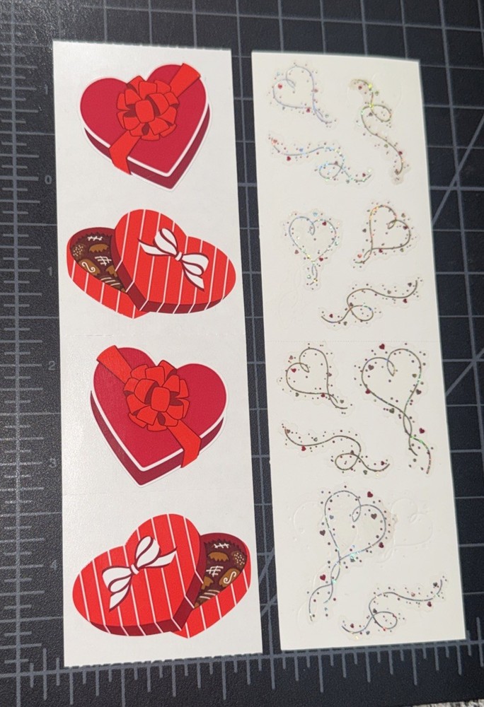 Mrs Grossman’s Heart Throb (Incomplete) & Candy Boxes Stickers Lot