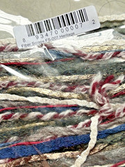 Fiber Scraps Heritage Art Yarn Junk Journal Scrapbook Mixed Media 21 yd total