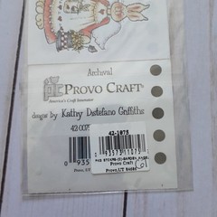 Provo Craft Designer Stickers Garden Angel Rabbit