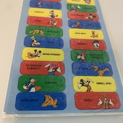 Vintage Disney Mickey Mouse Reward Stickers 2 Packages New Sealed