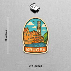 Bruges Magnet | Travel Magnet | Fridge Magnet
