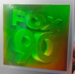 VTG Polaroid 3-D 90’s Holograms Prototypes – FOX 90 5X5″