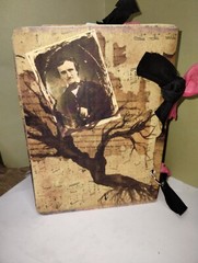 Edgar Allen Poe Junk Journals Scrapbook USA Seller