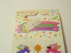 Vintage 1990 Sandylion Mother of Pearl Christmas Nativity Stickers *SEALED*