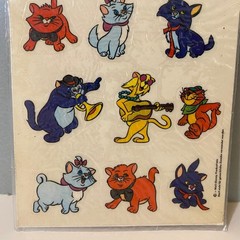 Vintage BSB Disney The Aristocats Stickers