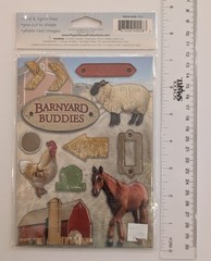Farm Themed Chipboard Accents Scrapbooking Embellishments By Paper House