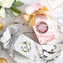 2000x 4 Rolls 1″ Floral Thank You Stickers Round Labels for Small Business Gift