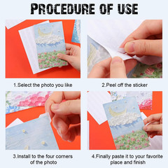 Photo Corner Stickers 3060 Pieces Self Adhesive Photo Mounting Corner Stickers