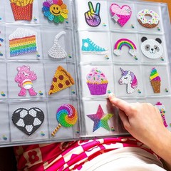 Rhinestone Food-Themed Stickers – I’m Hungry! Sparkly 2” x 2” for Laptops, Scrap