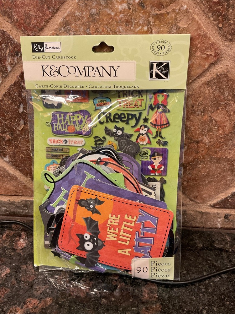 K & COMPANY Halloween Die-Cut Cardstock Kelly Panacci 90 Pieces 30622456