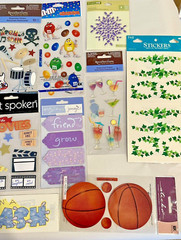 ALL OCCASION Scrapbooking Stickers Lot of 22 pkg Assorted Types Brands Scrapbook