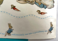 Colorbok Sticker Sheet Beatrix Potter Peter Rabbit Hopping Peter Borders 12×5″