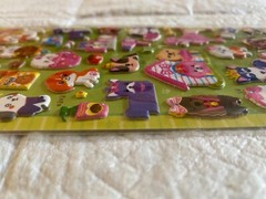 Dog Lovers Doggies Galore Puffy Stickers Korean with Template
