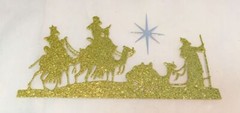 Tim Holtz Christmas Die Cuts * Wisemen * 6 Sets * Black, White, Gold or Silver