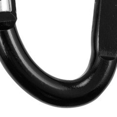 10 PCS Black Carabiner, Caribeaner Clip, Spring Snap Hook for Keychain Clip