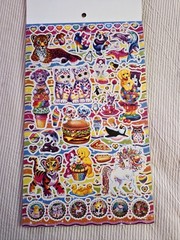 1 New LISA FRANK Over 1200 Stickers Collection 11 Sheets 1 Justice League 251