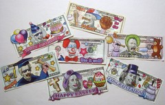 Easter Funny Money Stickers, Apply Directly on Cash & Checks in Greeting Cards