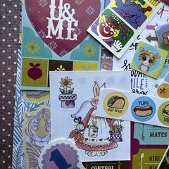 Vintage 80s 90s Y2K Sticker Partials & Singles Various Brands Years Sanrio Lot