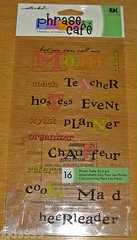 Sticko Phrase Cafe Classic Stickers Call Me Mom Mother NIP Free Ship Over $15