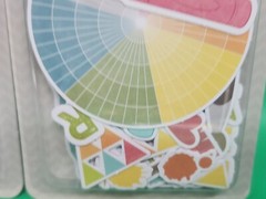 Jillibean Soup Shades Color Pea Pod Parts Die Cut Card Stock Hampton Art 2 PACK