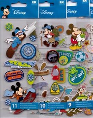 DISNEY MICKEY & MINNIE MOUSE variety stickers ~ Dimensional~ U PICK! CUTE!