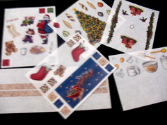 Lot of Stickers, Christmas, Cheer. Whimsy, Twinkle, Holly Days, Dazzle.