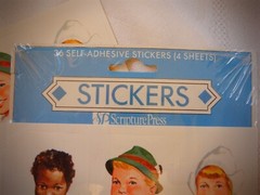 45 Stickers Self-Adhesive Children World Scripture Press New Sealed Package