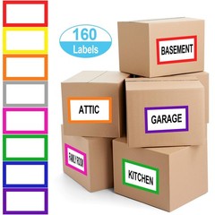 6 x 4 inch Large Moving Labels for Boxes, Blank Moving Boxes Labels Stickers, 16