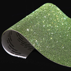 9.4 X 7.9 Inch Glitter Crystal Rhinestone Sheets Self Adhesive, Bling Gem Sheet