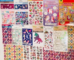 399 Huge Surprise Sticker Lot by Sandylion Recollections American Crafts Eureka